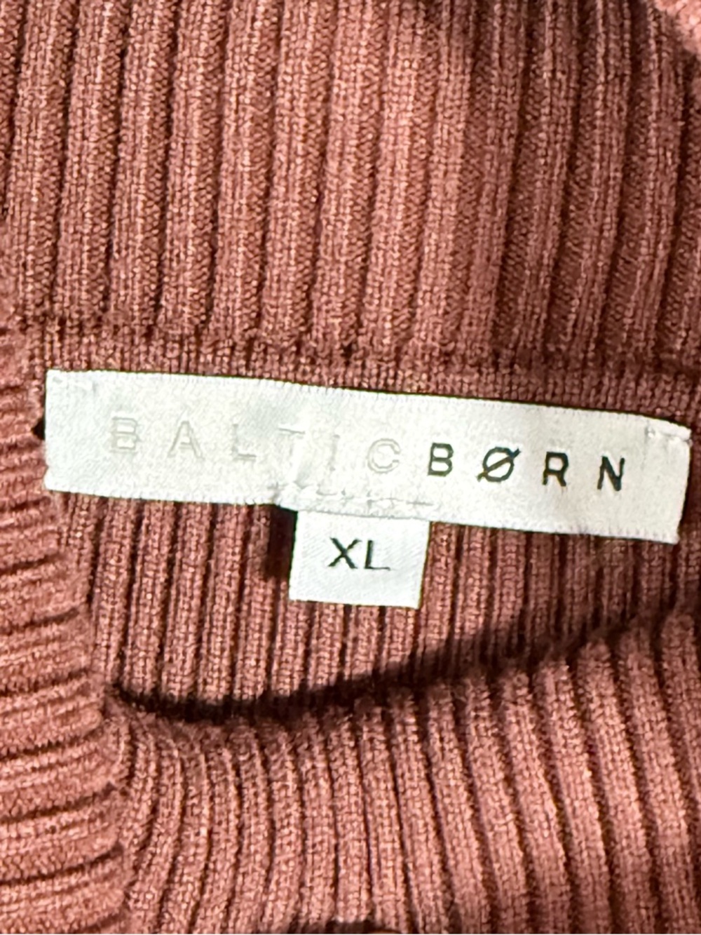 Baltic Born Ribbed Maxi Dress in Dusty Rose